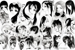 Manga tattoo idea