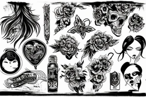 Street artist tattoo idea