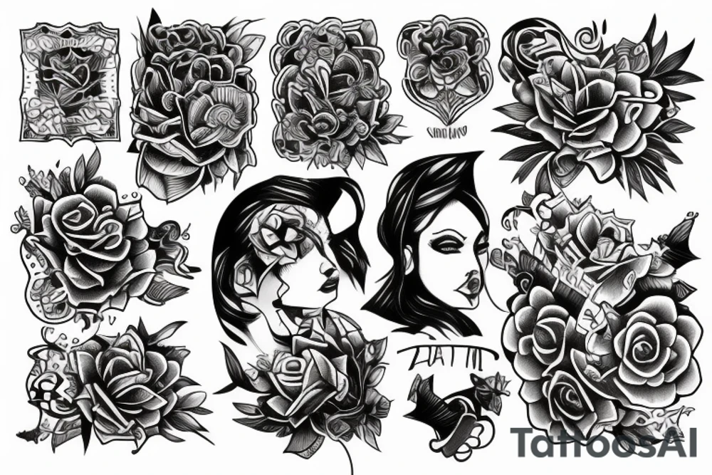 Street artist tattoo idea