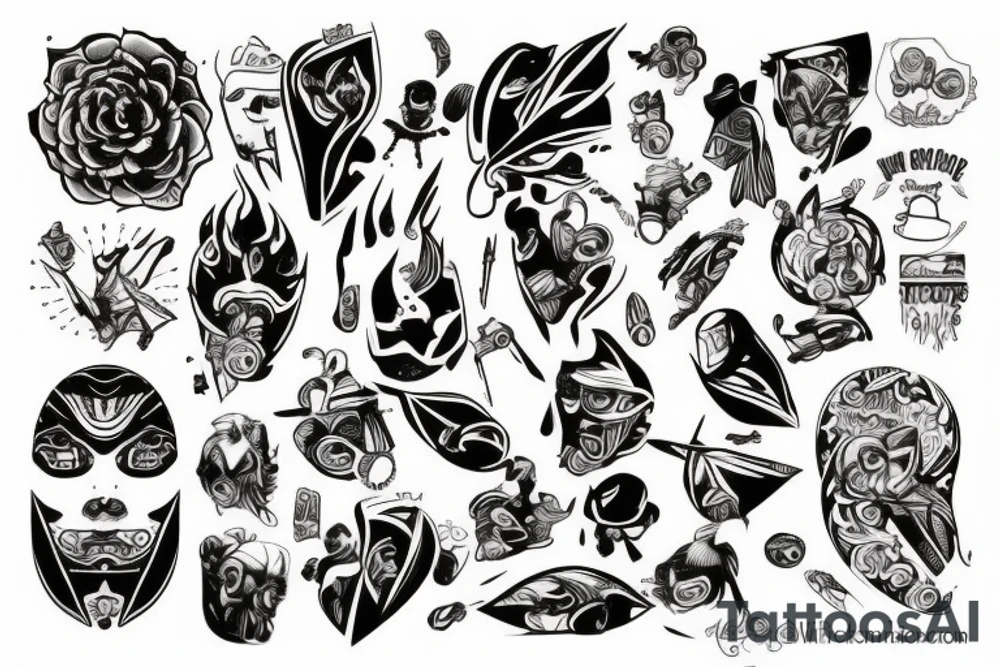 Street artist tattoo idea