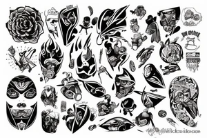 Street artist tattoo idea