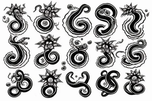 Tentacle on hand tattoo idea