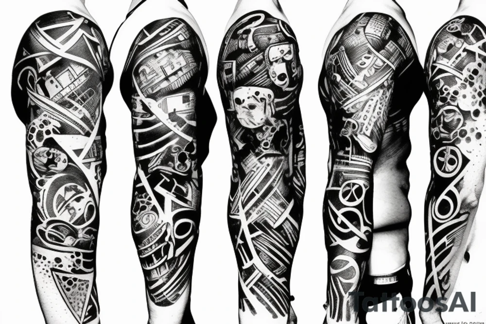 Cyborg line, fog fleet tattoo idea