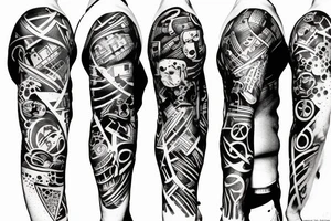 Cyborg line, fog fleet tattoo idea