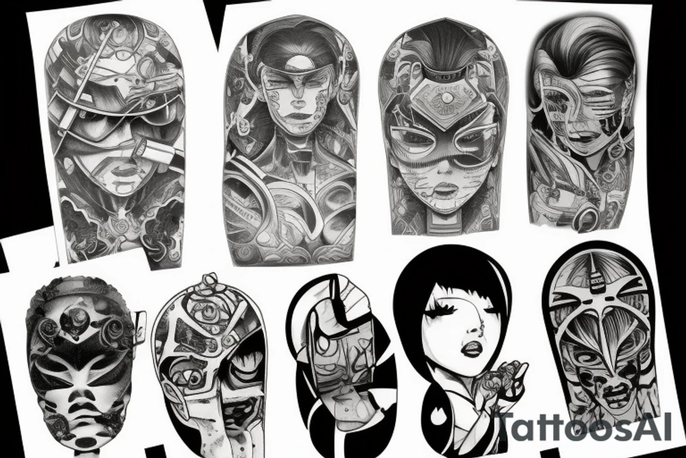Cyborg line, misty fleet tattoo idea