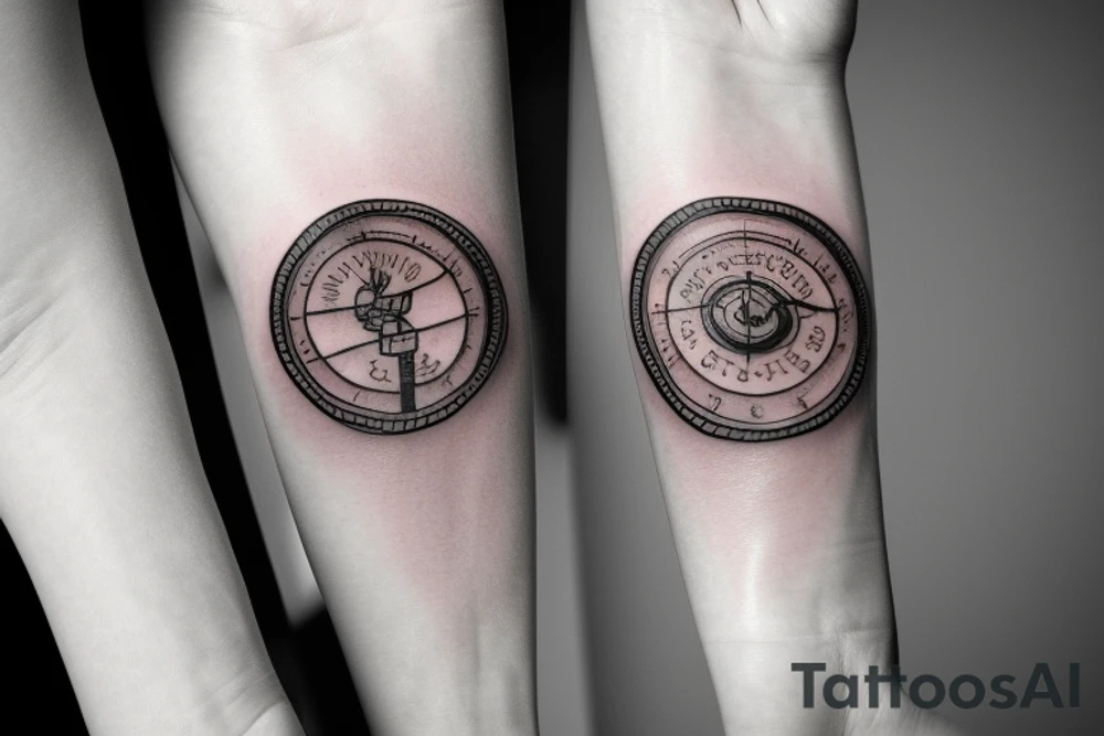 Lighter and cigarettes tattoo idea
