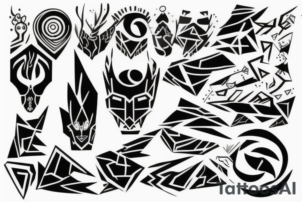 Darkness tattoo idea