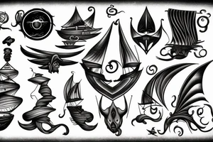 Line, the fleet of fog, sigil tattoo idea