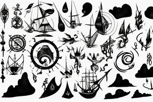 Line, the fleet of fog, sigil tattoo idea