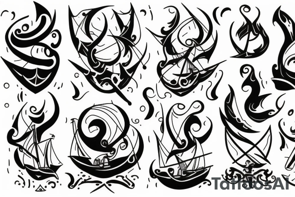 Line, the fleet of fog, sigil tattoo idea