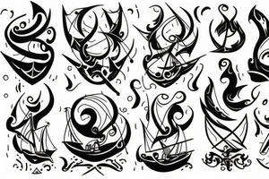 Line, the fleet of fog, sigil tattoo idea