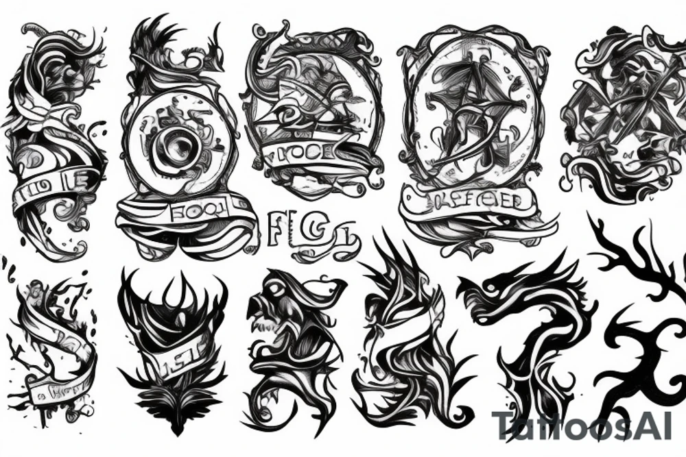 Line, the fleet of fog, sigil tattoo idea