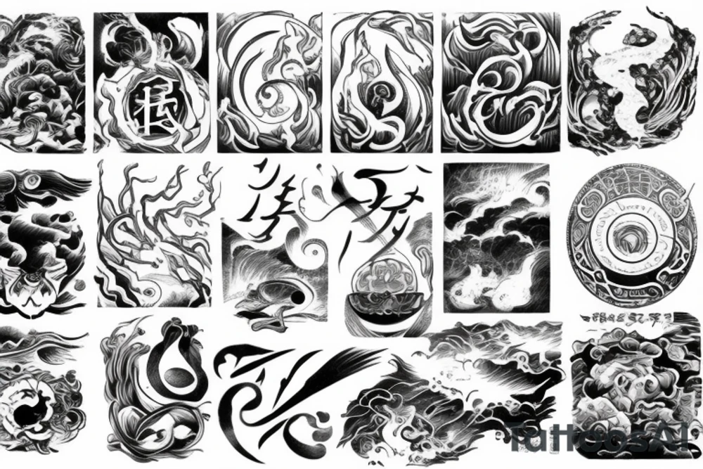 Line, the fleet of fog, sigil tattoo idea