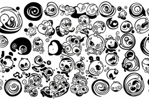 Bubbles tattoo idea