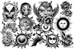 sun rising on a new day tattoo idea