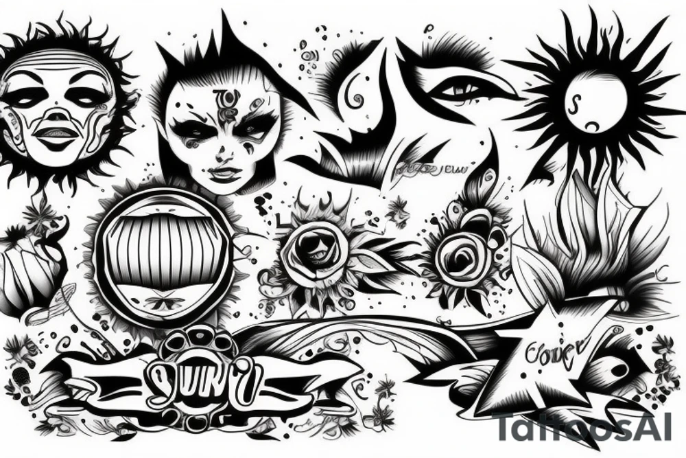sun rising on a new day tattoo idea