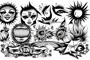 sun rising on a new day tattoo idea