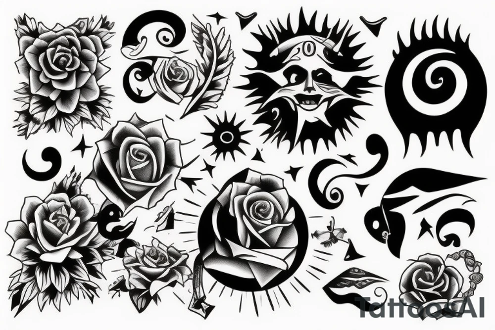 sun rising on a new day tattoo idea