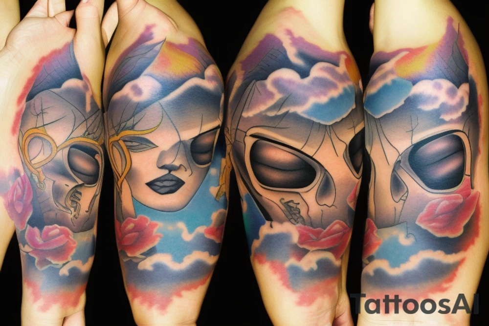 sun rising on a new day tattoo idea