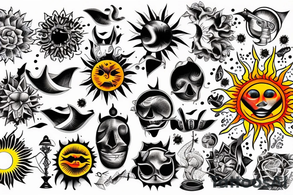 sun rising on a new day tattoo idea