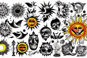 sun rising on a new day tattoo idea