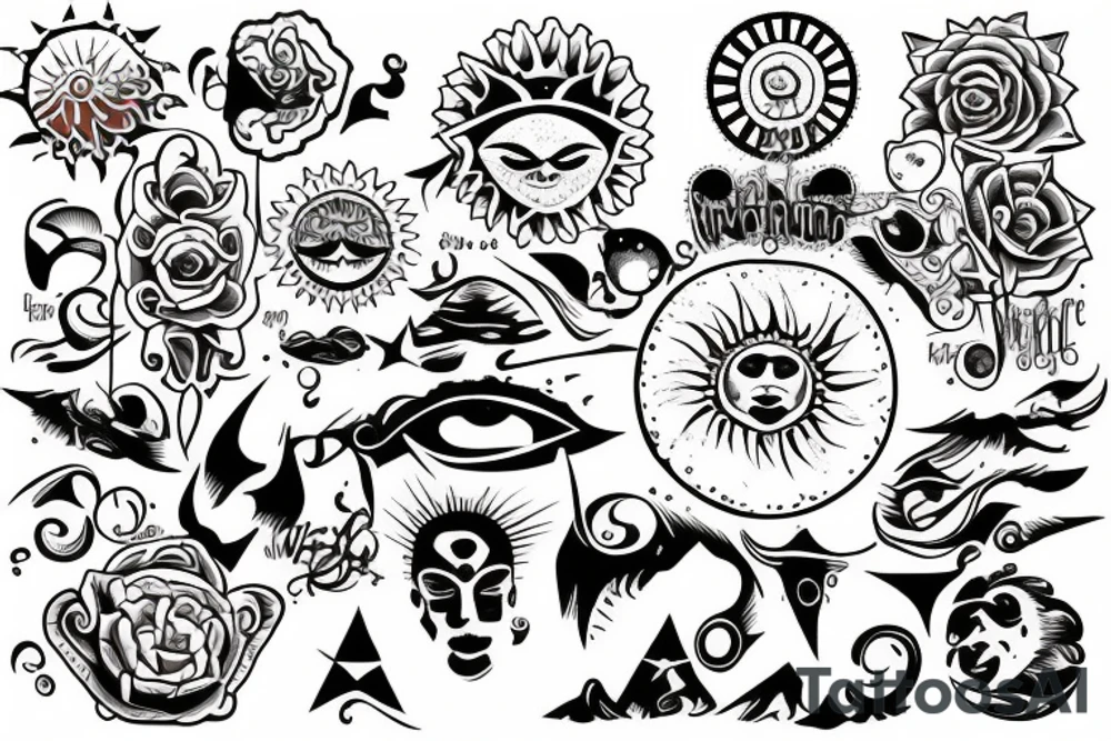 sun rising on a new day tattoo idea