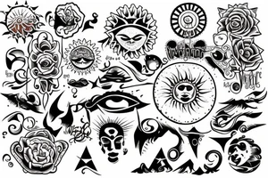 sun rising on a new day tattoo idea