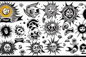 sun rising on a new day tattoo idea