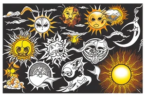 sun rising on a new day tattoo idea