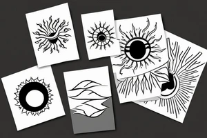 sun rising on a new day tattoo idea