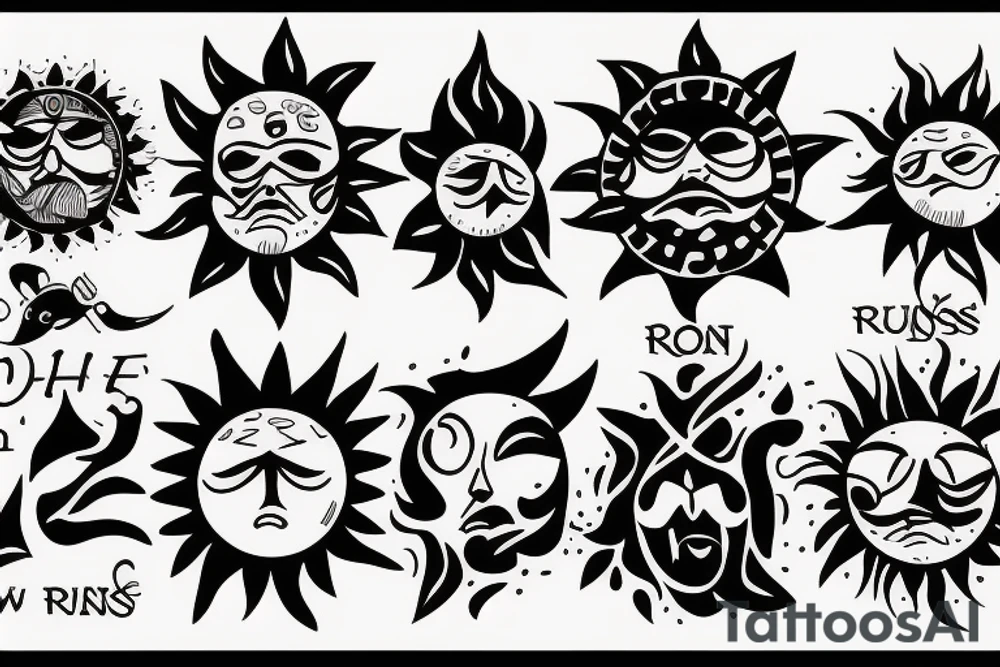 sun rising on a new day tattoo idea