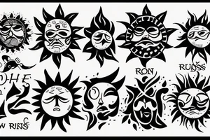 sun rising on a new day tattoo idea