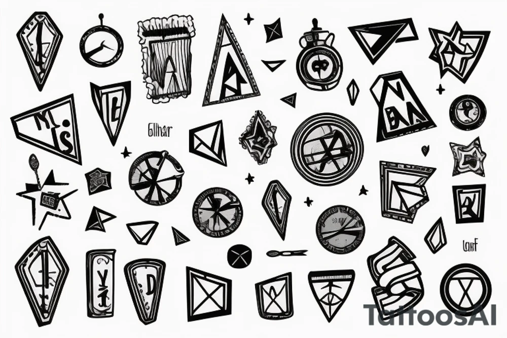 the words "just you wait" tattoo idea