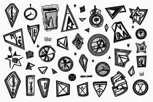 the words "just you wait" tattoo idea