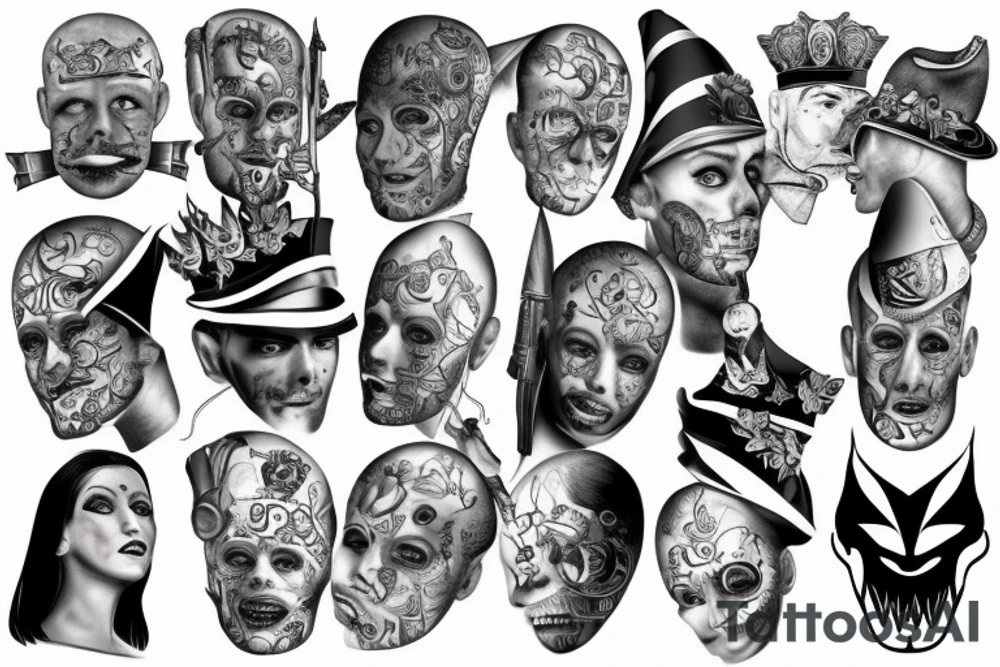 soldat mit schutzmaske tattoo idea