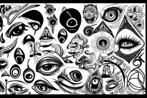 inside the mind's eye tattoo idea