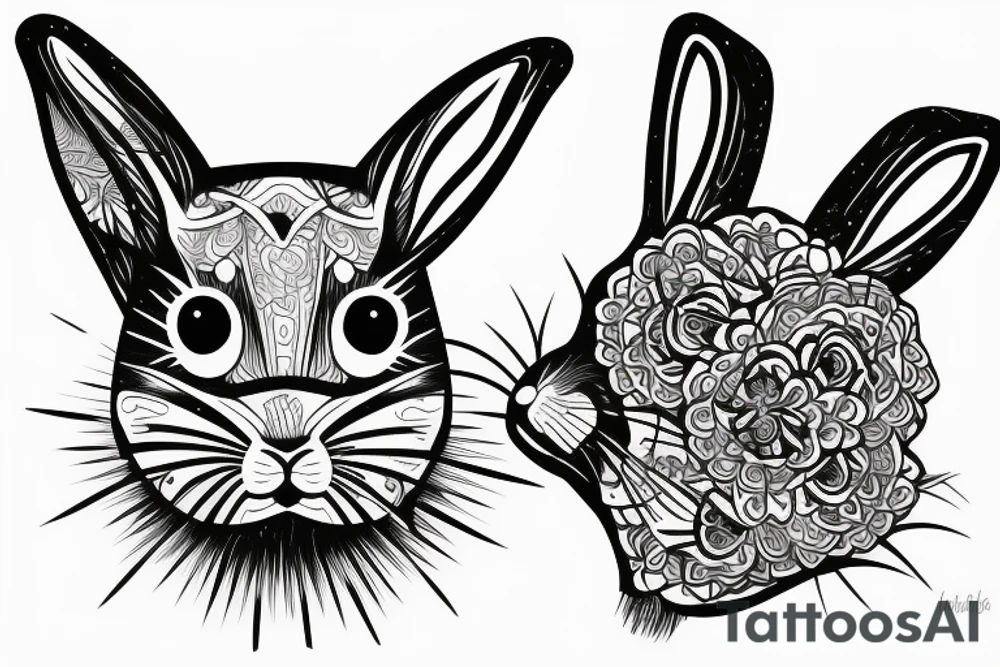 Rabbit tattoo idea