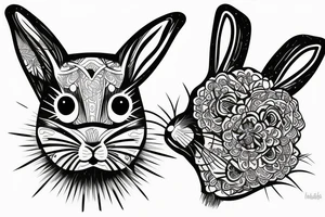 Rabbit tattoo idea