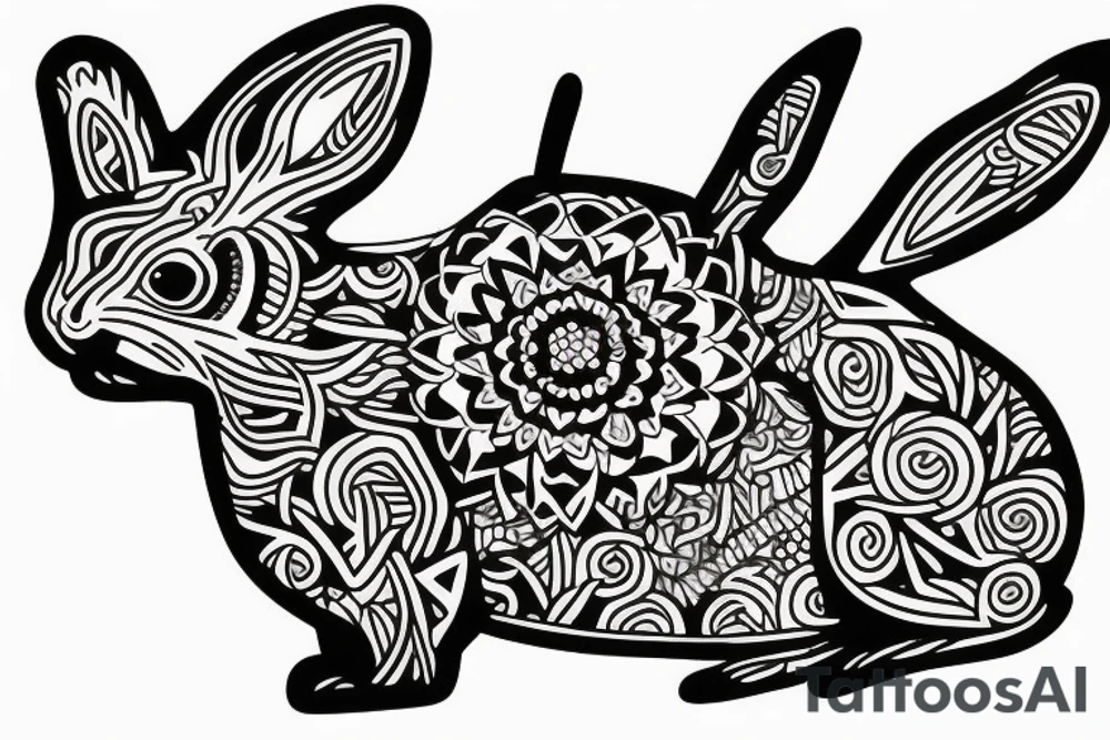 Rabbit tattoo idea