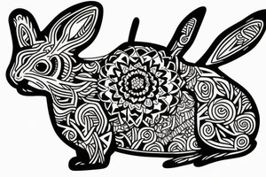 Rabbit tattoo idea