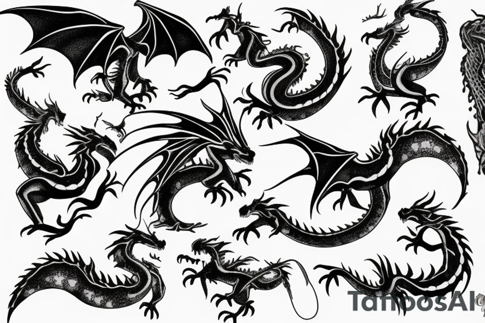 Dragon tattoo idea