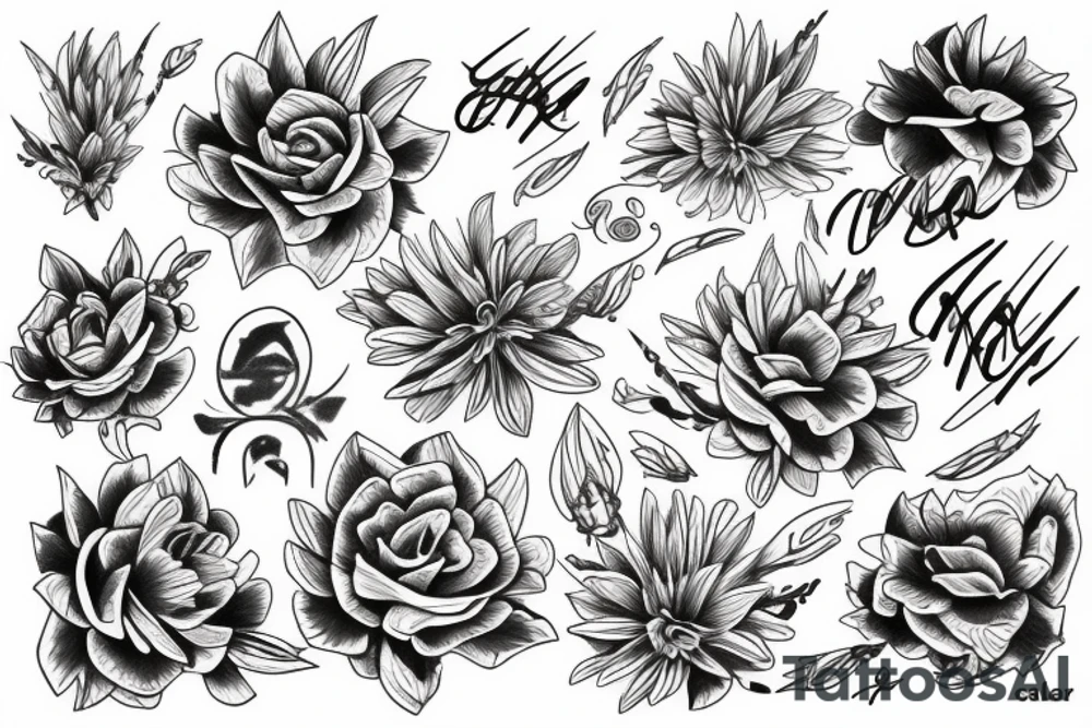 Aster tattoo idea