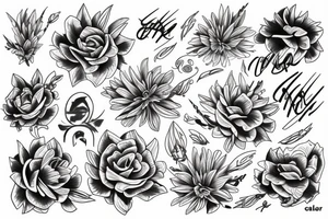 Aster tattoo idea