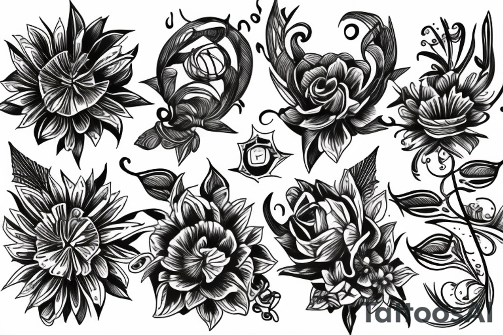 Aster tattoo idea