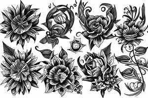 Aster tattoo idea