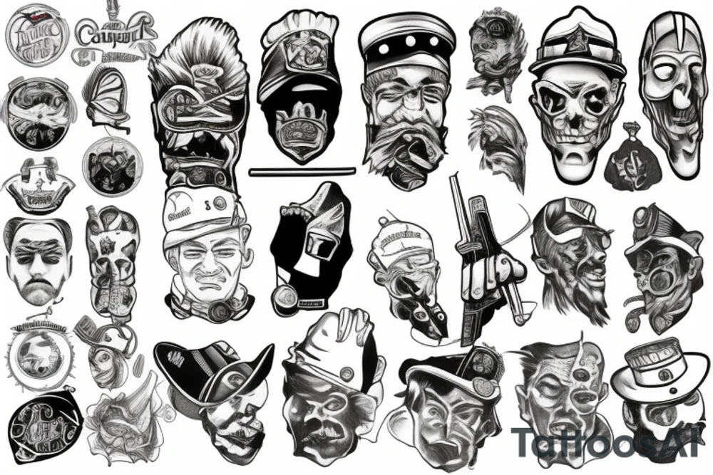 captain fan tattoo idea