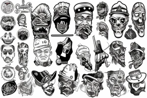 captain fan tattoo idea