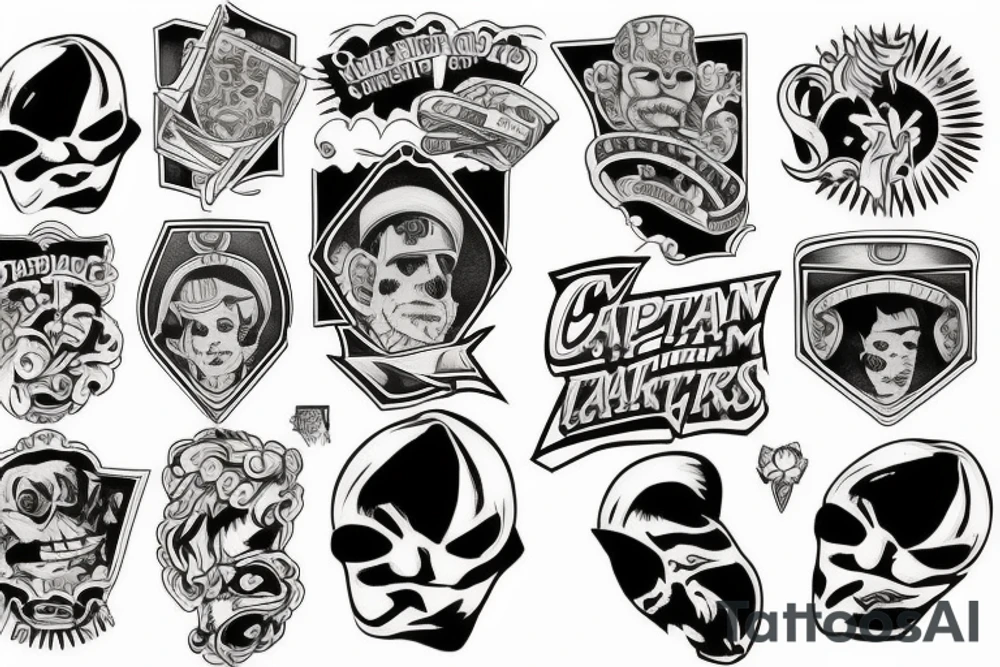 captain fan tattoo idea