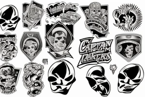 captain fan tattoo idea