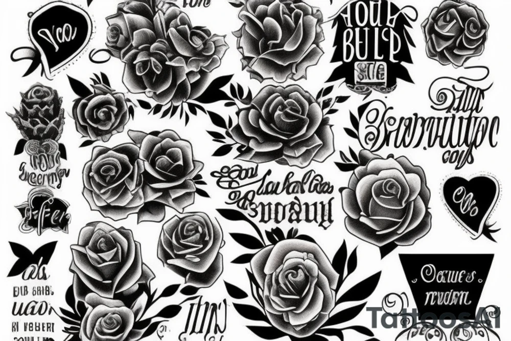 a serious and beautiful quote tattoo idea